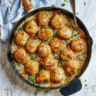 Low-Carb Creamy Spinach Turkey Meatballs (Skillet Dinner)