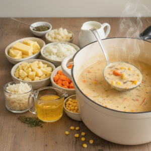 Creamy Vegetable Soup Recipe: Inspired by Dixie Stampede 4 Creamy Vegetable Soup Recipe: Inspired by Dixie Stampede
