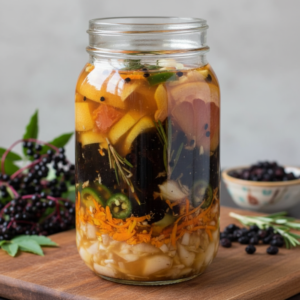 Spiced Botanical & Citrus Wellness Tonic Recipe