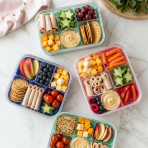 Easy Bento Lunch Ideas (Healthy & Quick Assortment) 4 Easy Bento Lunch Ideas (Healthy & Quick Assortment)