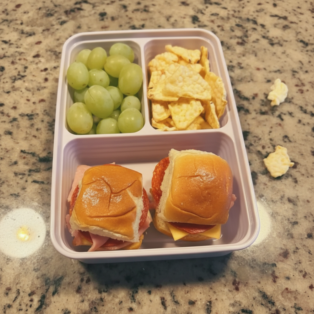 Quick Mini Beef and Cheese Sliders for School Lunch 1 Quick Mini Beef and Cheese Sliders for School Lunch