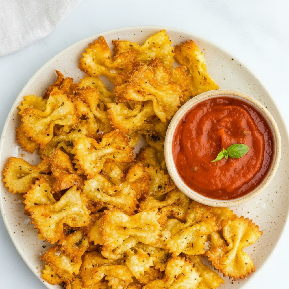 Crispy Air-Fried Pasta Chips: The Ultimate Viral Snack 1 Crispy Air-Fried Pasta Chips: The Ultimate Viral Snack