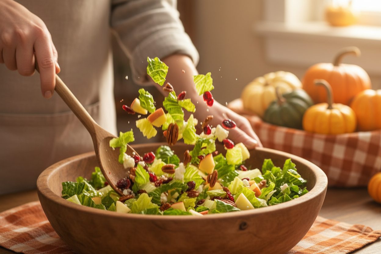 Autumn Chopped Salad preparation step 1