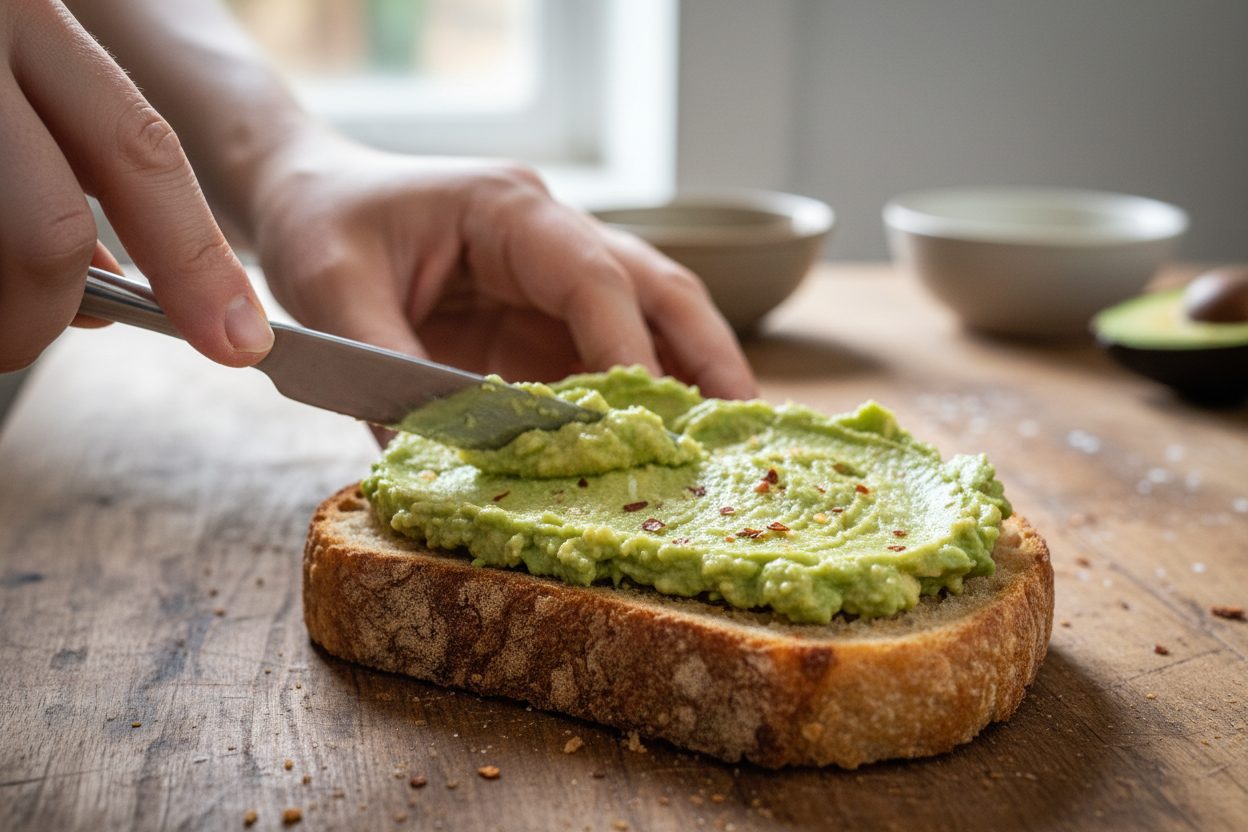 Avocado Toast preparation step 2