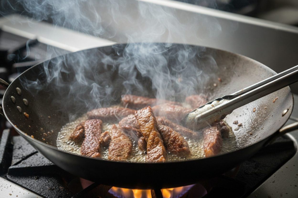 Quick and Tender Black Pepper Beef Stir-Fry Recipe 2 Black Pepper Beef Stir Fry preparation step 1