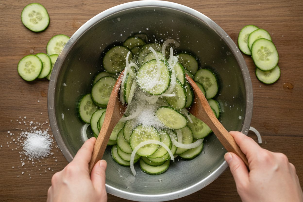 Bread And Butter Pickles preparation step 1