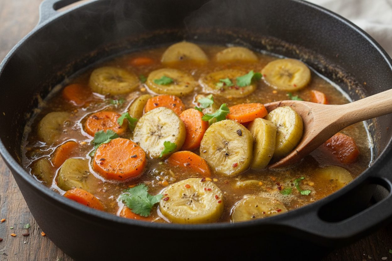Chicken and Plantain Stew preparation step 2
