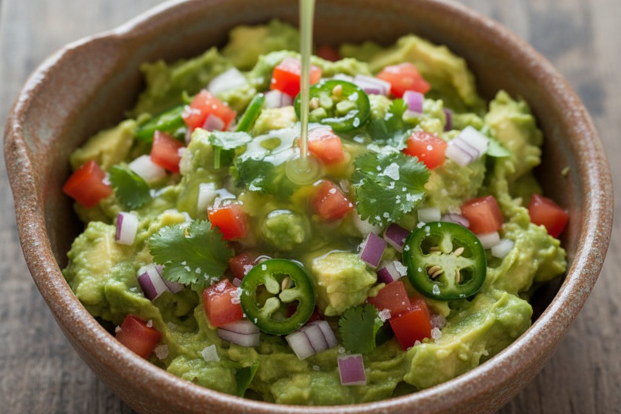 Classic Guacamole Recipe preparation step 2
