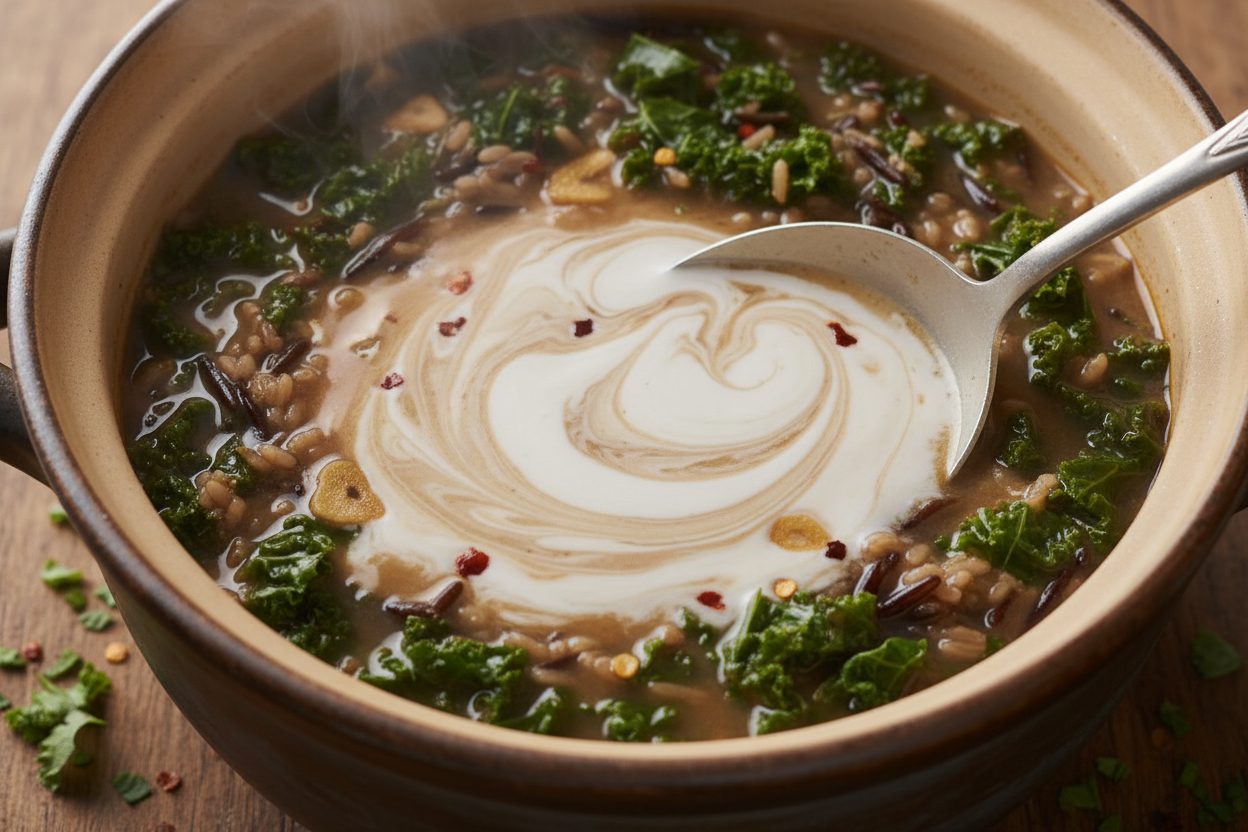 Cozy Autumn Wild Rice Soup preparation step 2