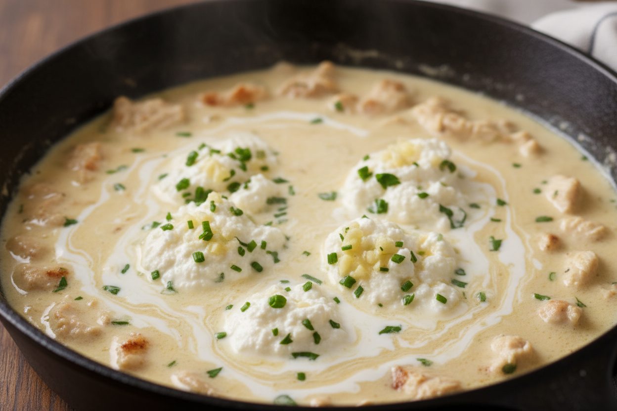 Creamy Boursin Chicken preparation step 2