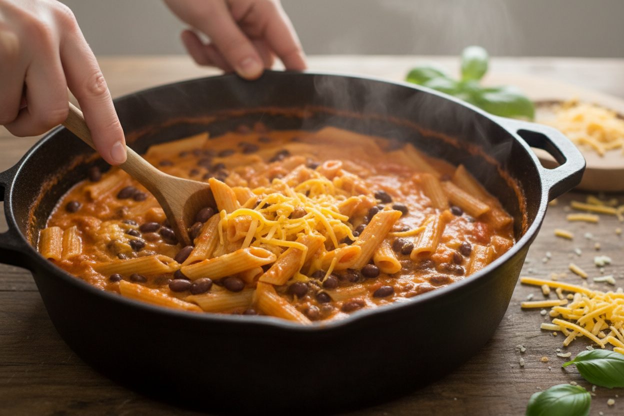 Best Homemade Chili Mac Recipe for Family Dinners 3 Creamy Chili Mac preparation step 2