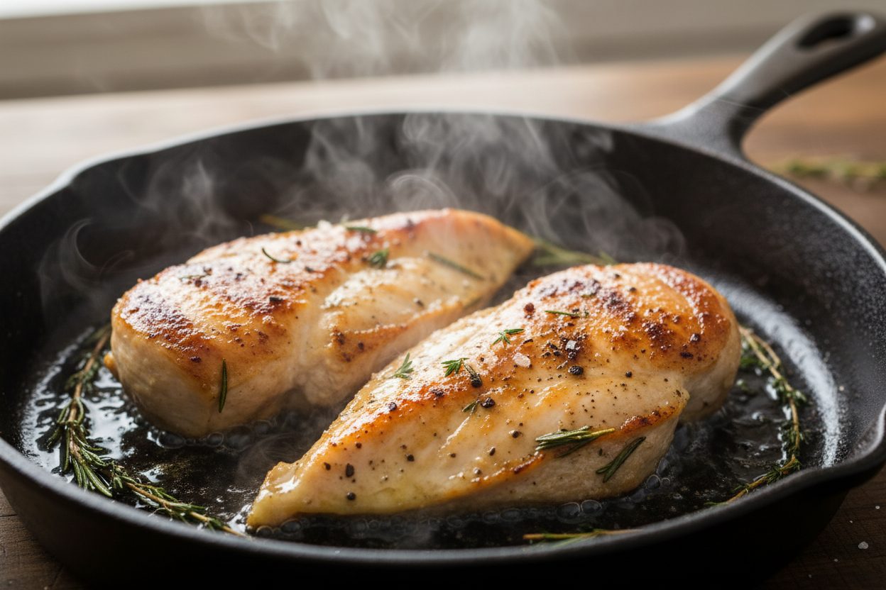 Rich Sun-Dried Tomato Cream Skillet Chicken 2 Creamy Tuscan Chicken preparation step 1