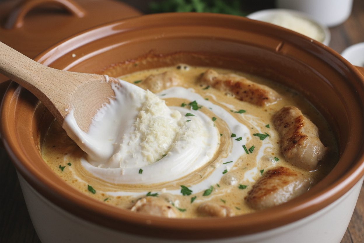 Crockpot Marry Me Chicken – The Creamy Slow Cooker Dinner Everyone Will Love preparation step 2