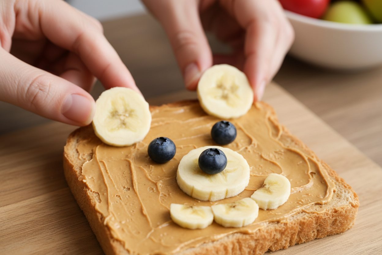 Fun Animal Face Toast: Easy & Creative Breakfast Ideas 2 Cute Animal Face Toast preparation step 1