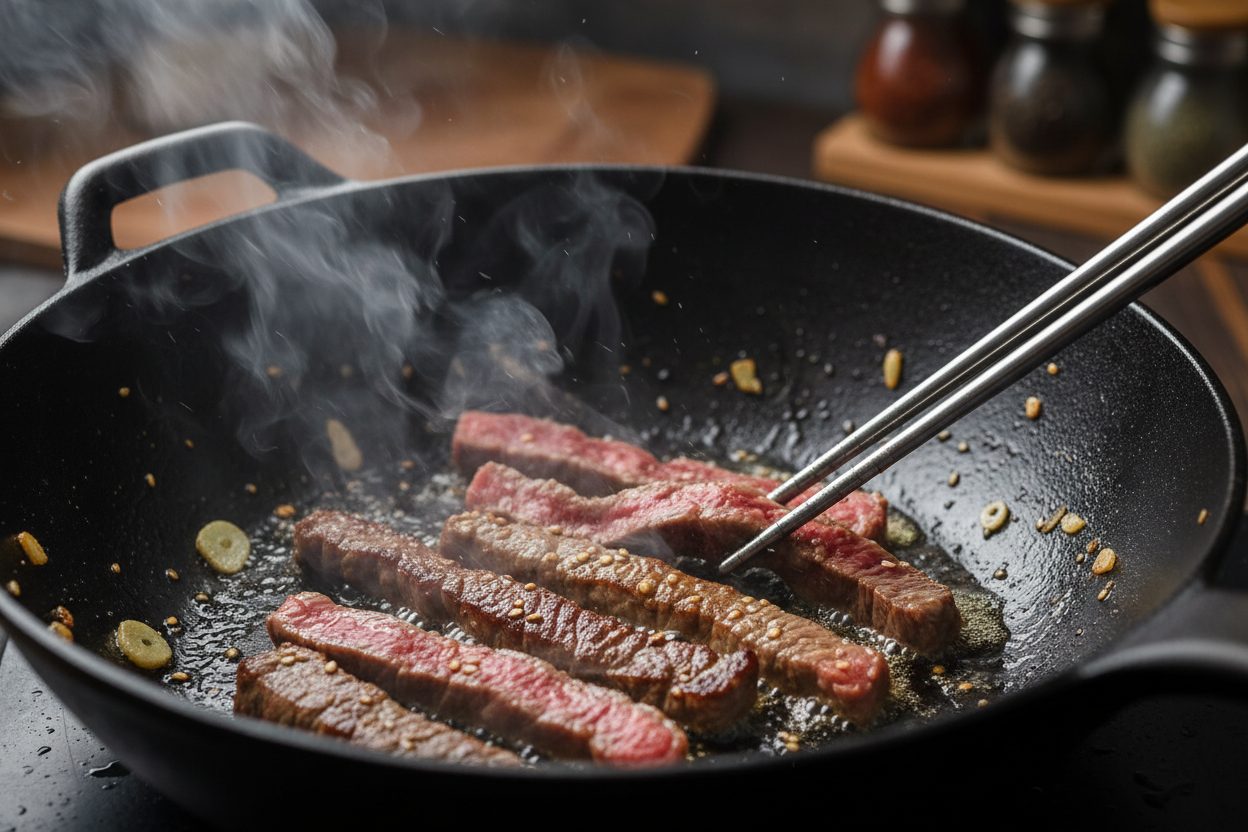 Easy Beef and Bell Pepper Stir-Fry: Better Than Takeout 2 Easy Chinese Pepper Steak with Onions preparation step 1