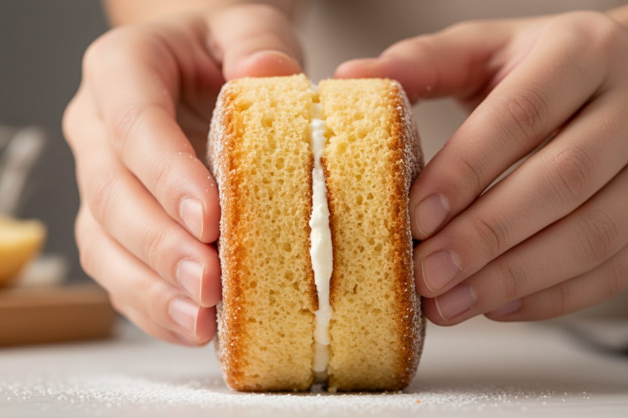 Easy Football Shaped Cake preparation step 1