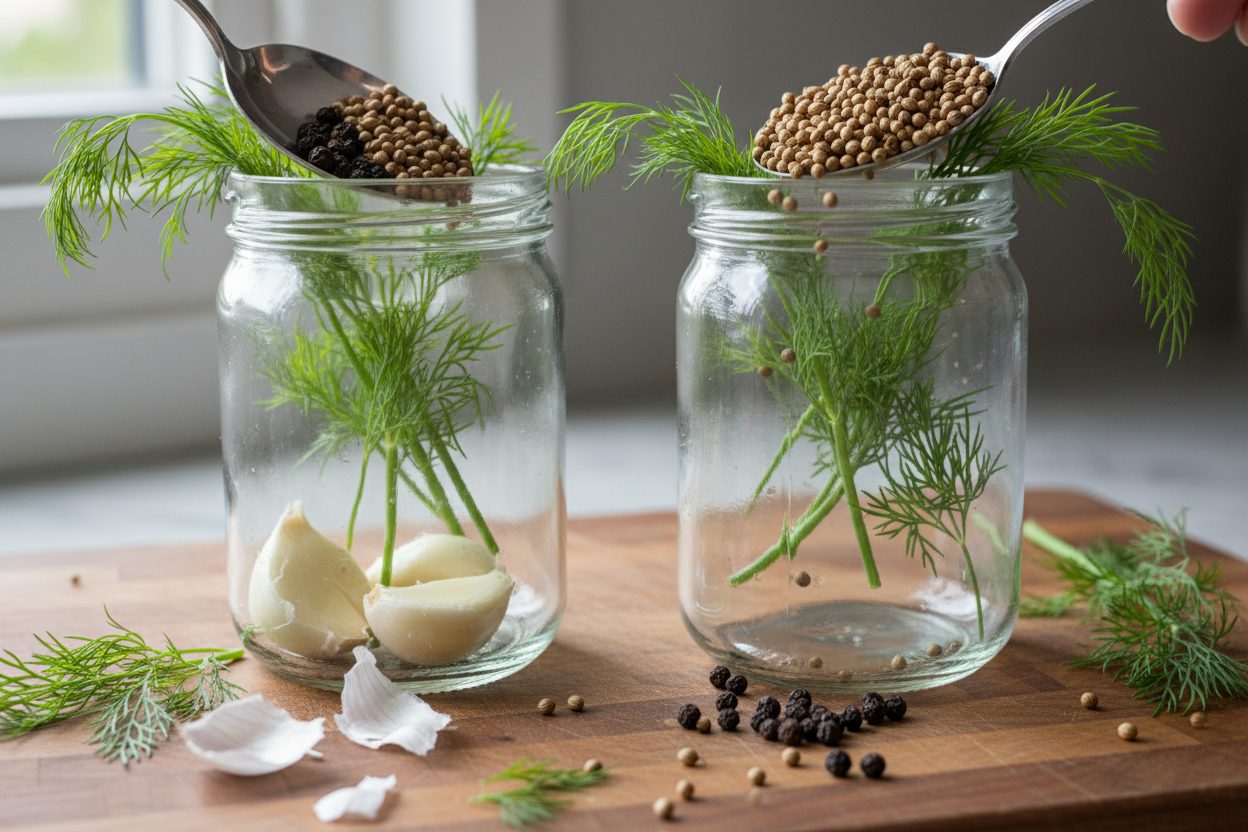 Easy Refrigerator Dill Pickles preparation step 1