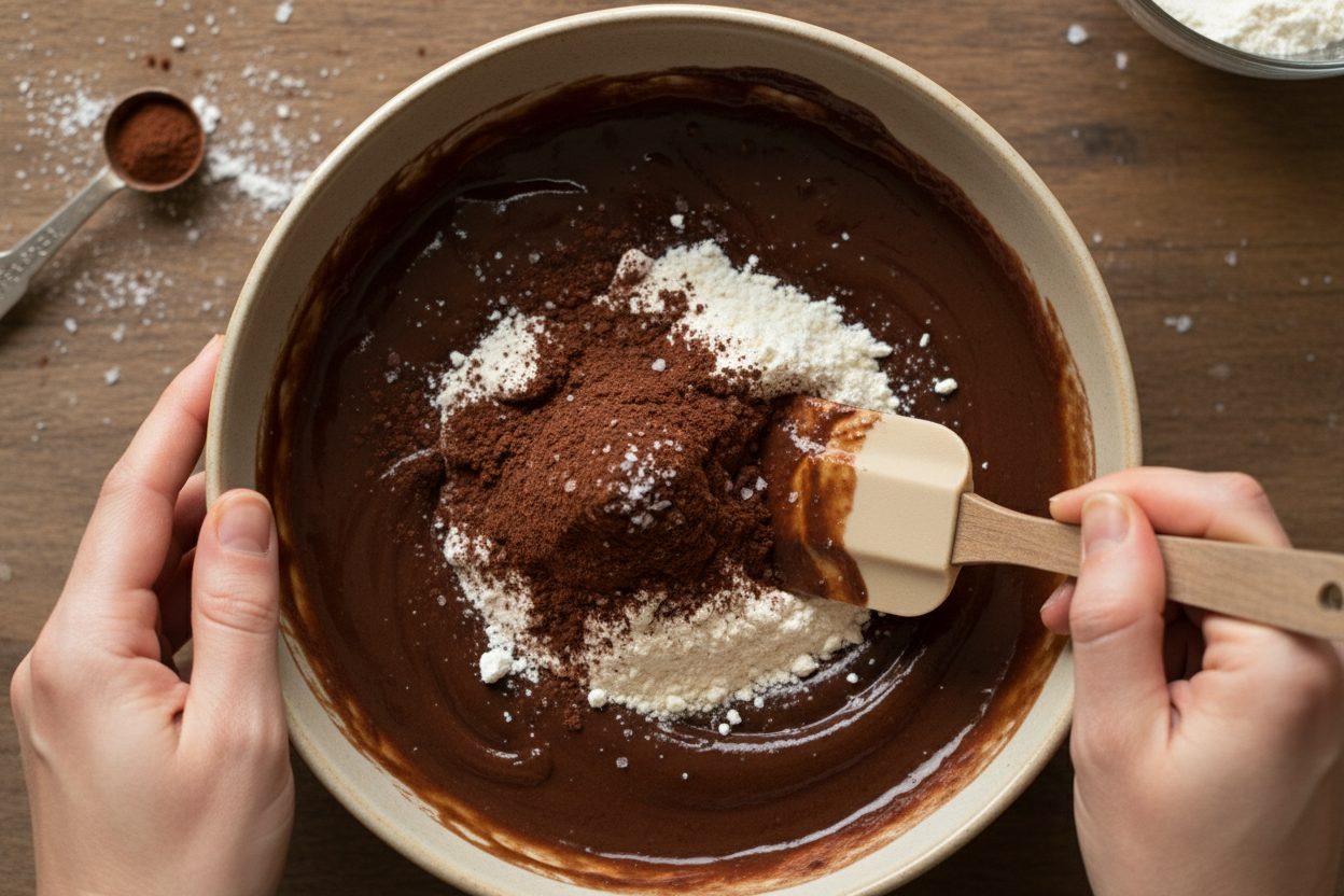Fudgy Football Brownies preparation step 2
