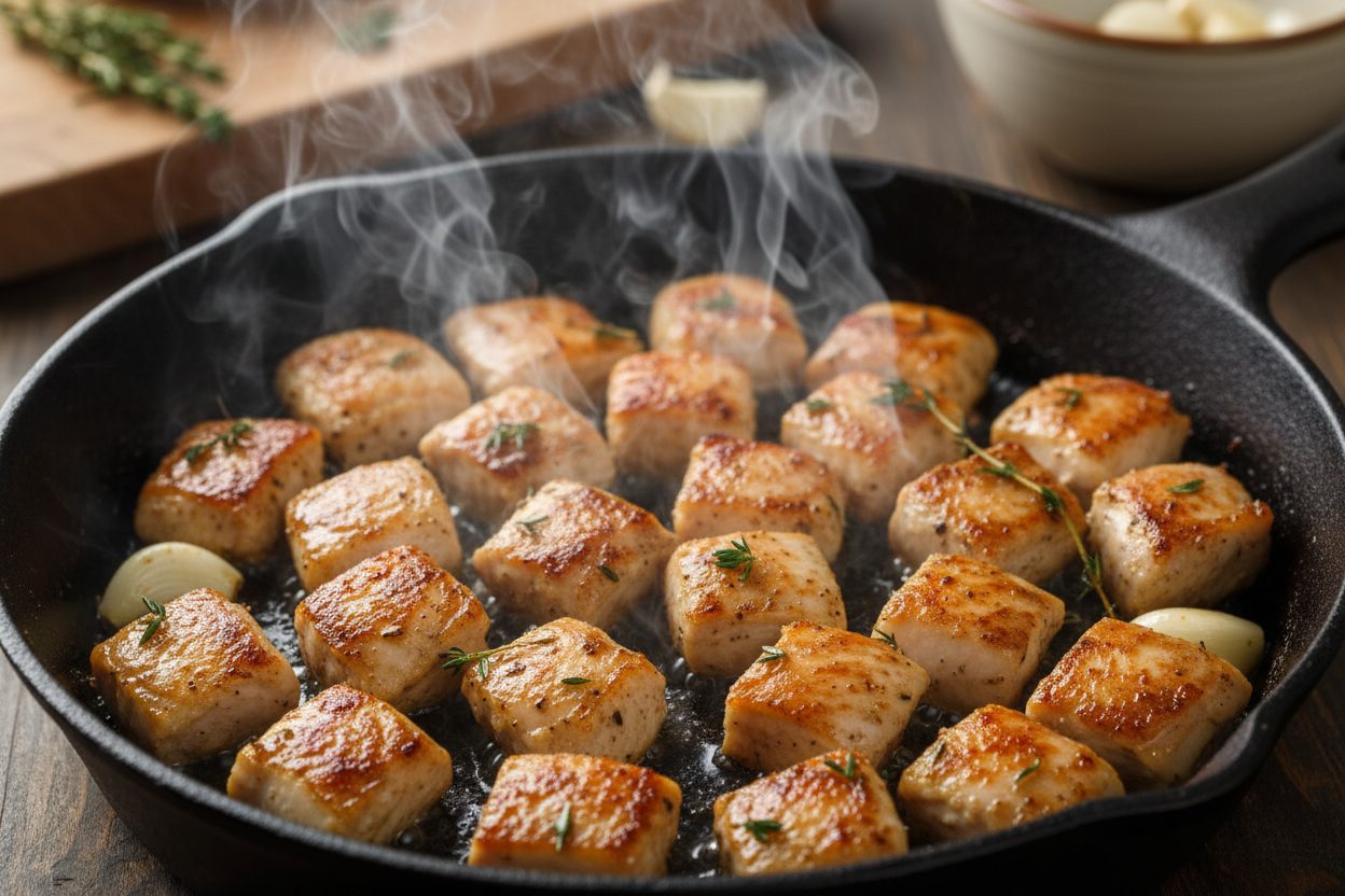 Garlic Chicken Gnocchi Skillet: 30 Minutes, GF preparation step 1