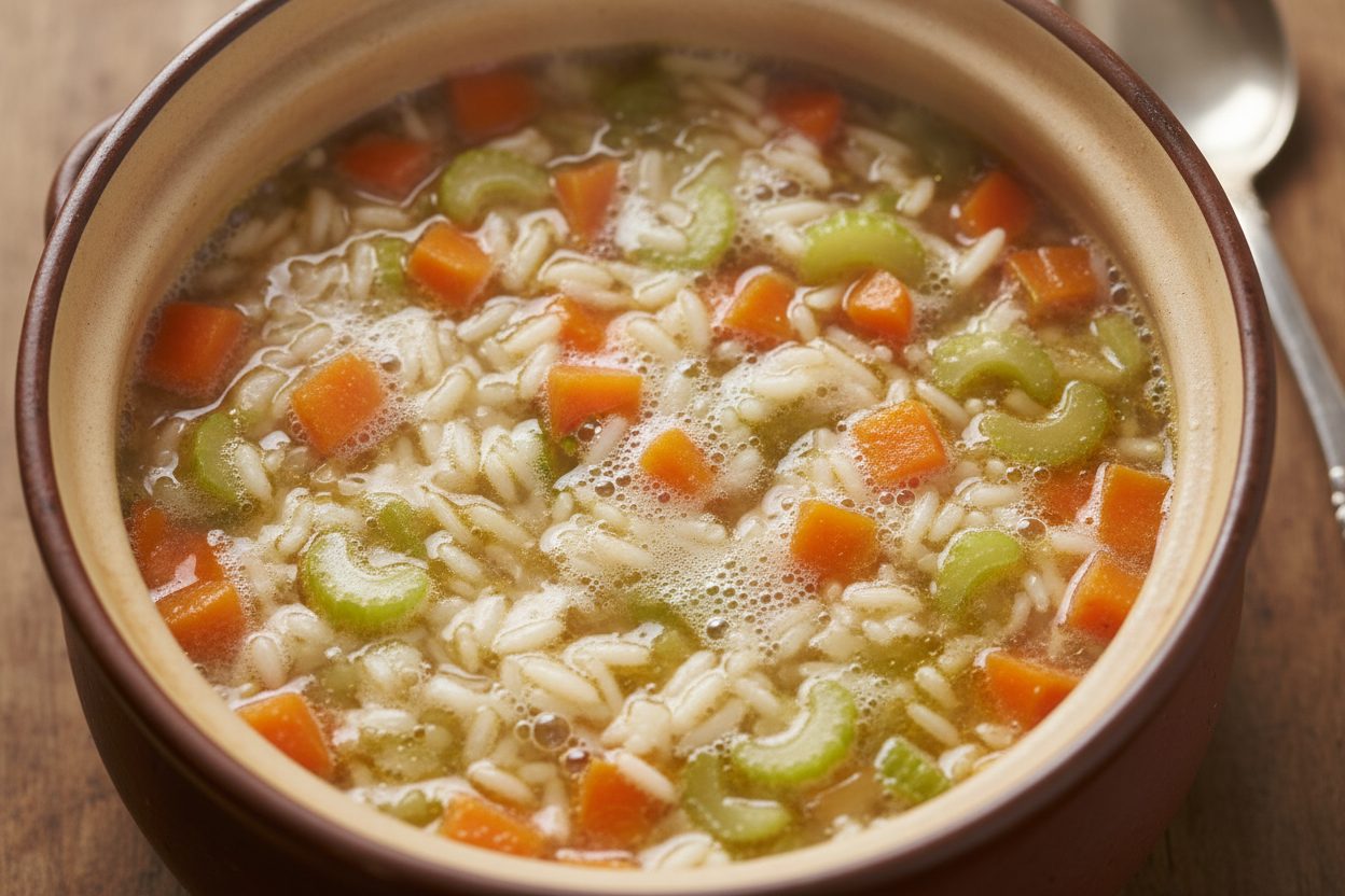 Homemade Chicken and Rice Soup preparation step 2