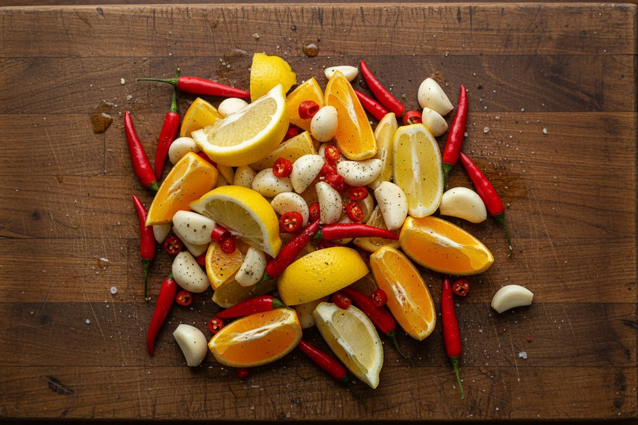 Spicy Herbal Vinegar Tonic: A Natural Immune Booster Recipe 3 Homemade Fire Cider preparation step 2