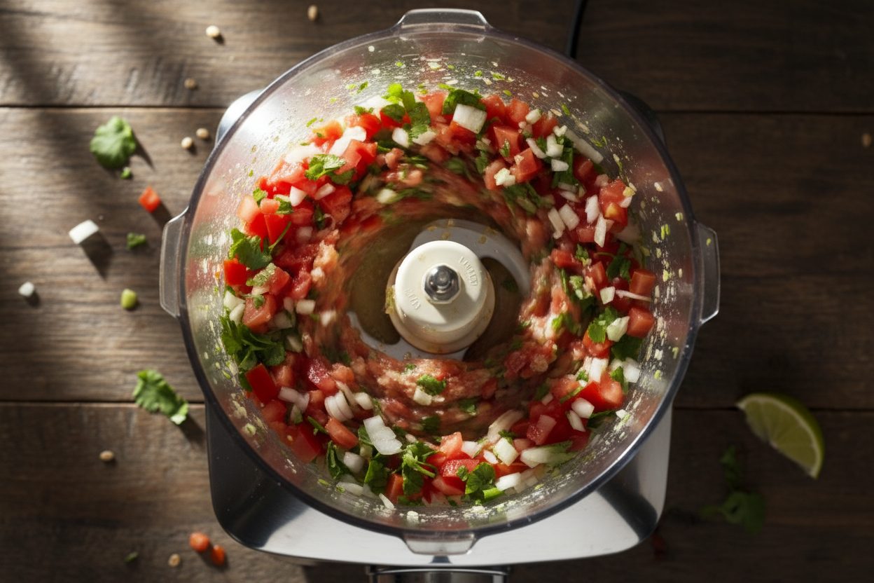 Homemade Salsa Recipe with Fresh Tomatoes preparation step 2