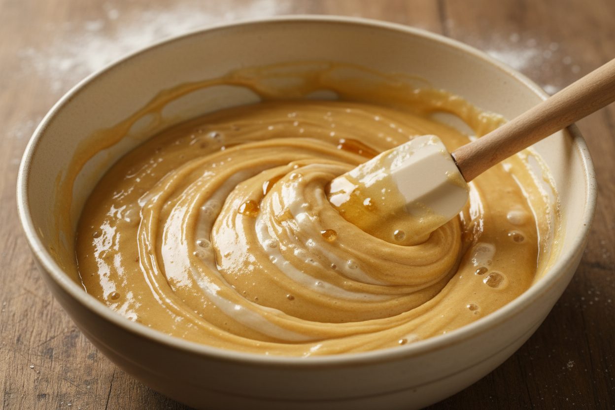 Sweet & Savory Sourdough Discard Cornbread Recipe 3 Honey Sourdough Cornbread preparation step 2