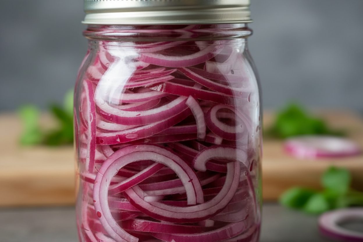 How to Make Fast Tangy Pickled Red Onions in 5 Minutes 2 How To Pickle Red Onions In Five Minutes preparation step 1