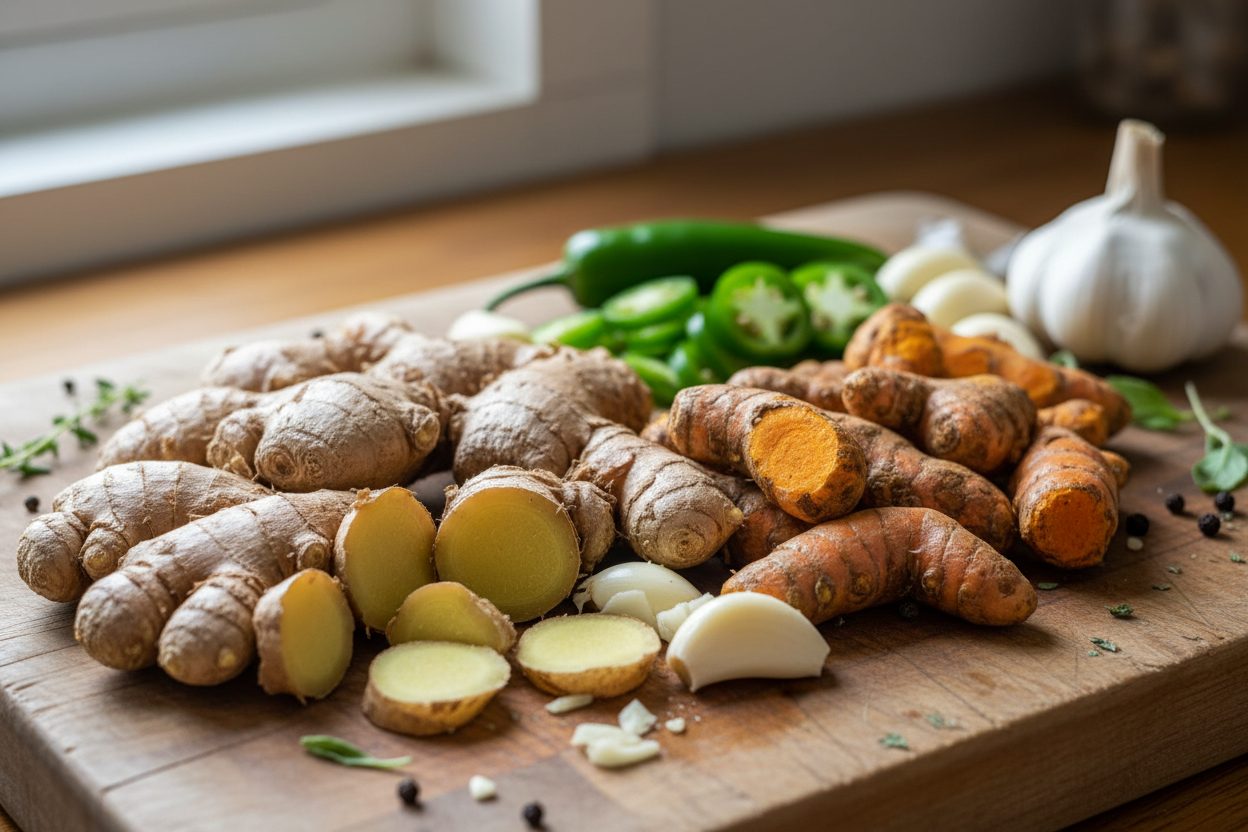 Immune-Boosting Ginger Turmeric Tonic preparation step 1