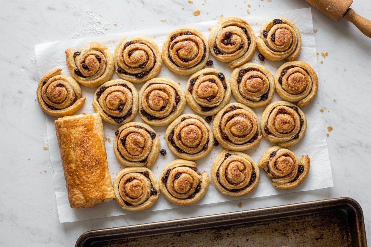 Spicy Beef Bacon & Cheese Stuffed Pastry Spirals 3 Jalapeno Popper Pinwheels preparation step 2