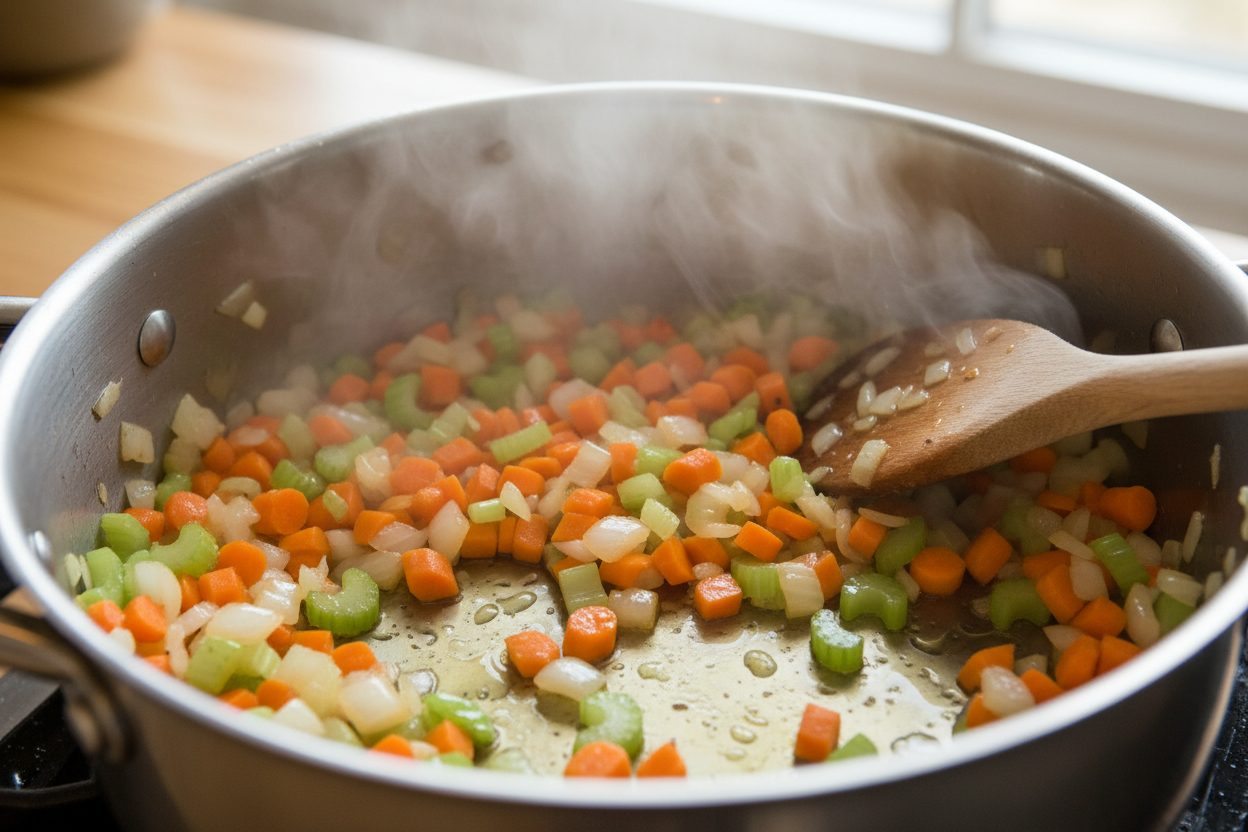 Healthy Mediterranean White Bean Soup Recipe 2 Mediterranean White Bean Soup preparation step 1