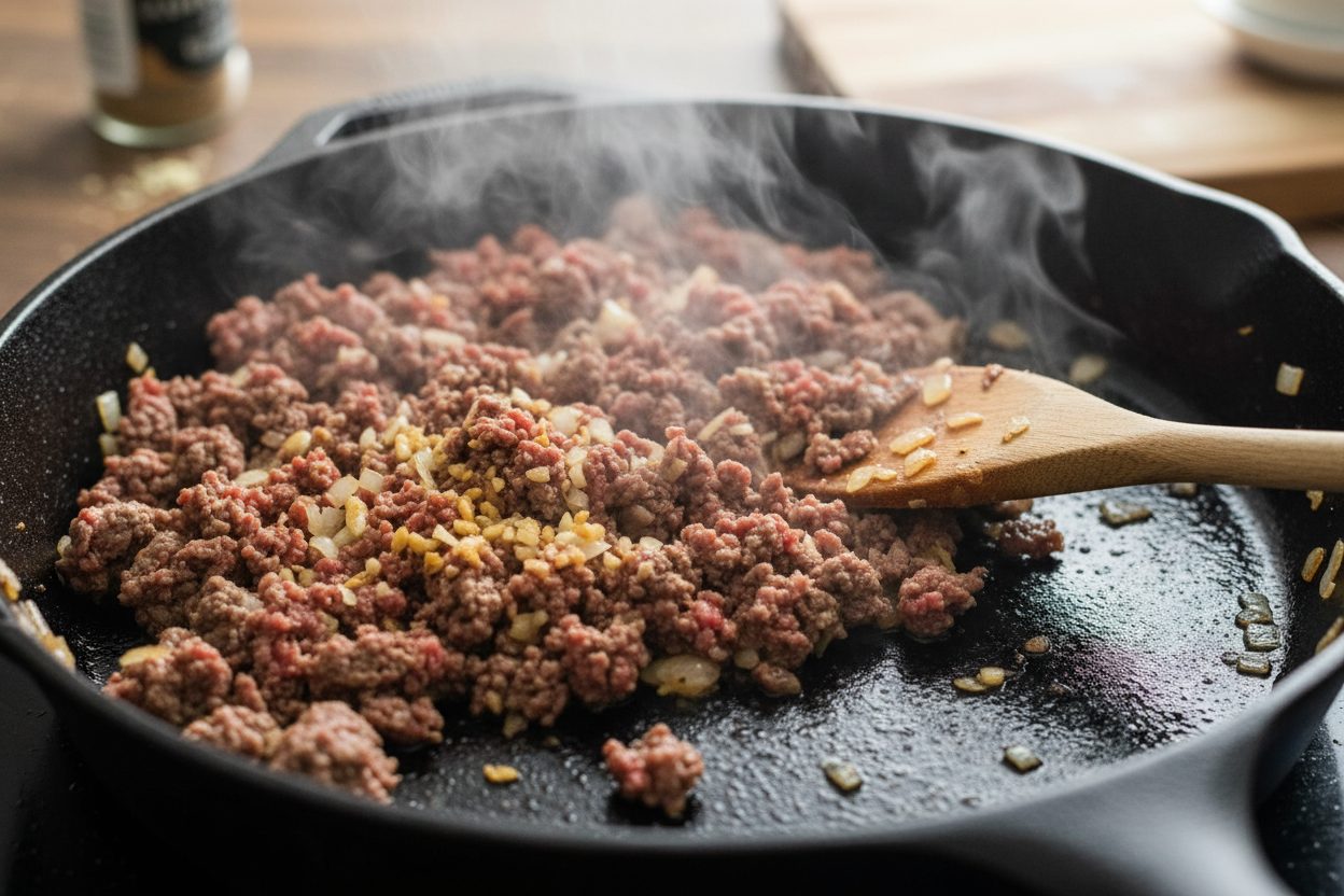 Best Homemade Shepherd’s Pie Recipe (with Beef) 2 My Famous Homemade Shepherd’s Pie preparation step 1