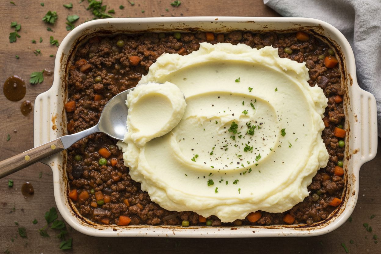Best Homemade Shepherd’s Pie Recipe (with Beef) 3 My Famous Homemade Shepherd’s Pie preparation step 2