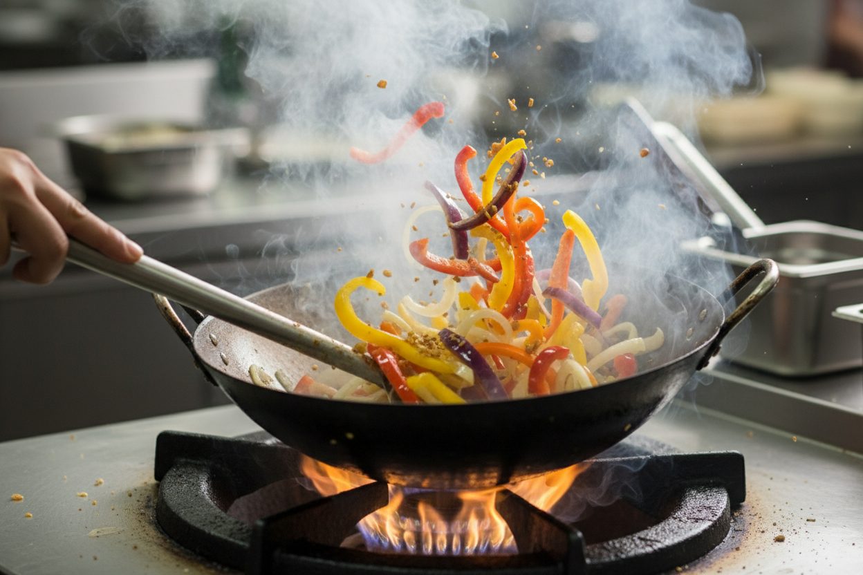 Classic Pepper Steak Recipe: Quick Beef & Bell Pepper Stir-Fry 3 Pepper Steak with Bell Peppers and Onion preparation step 2