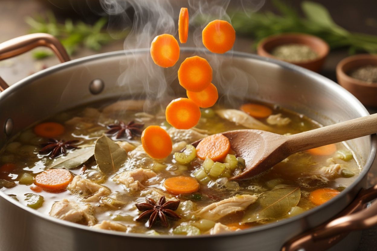 Aromatic Spiced Chicken Noodle Soup Recipe for Cozy Nights 2 Spiced Chicken Noodle Soup preparation step 1