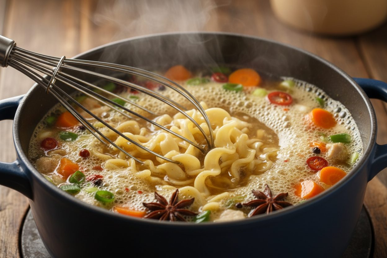 Aromatic Spiced Chicken Noodle Soup Recipe for Cozy Nights 3 Spiced Chicken Noodle Soup preparation step 2