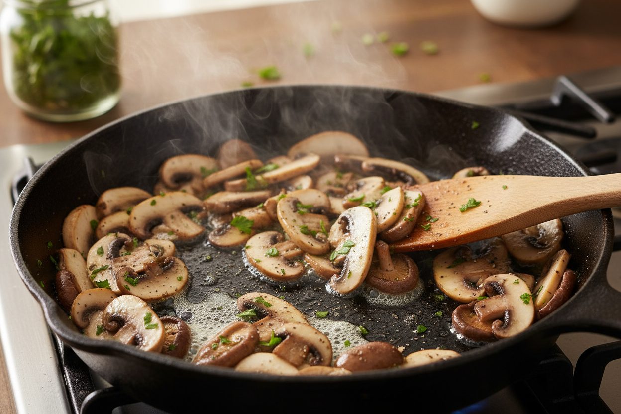Spinach And Mushroom Quiche Recipe preparation step 1
