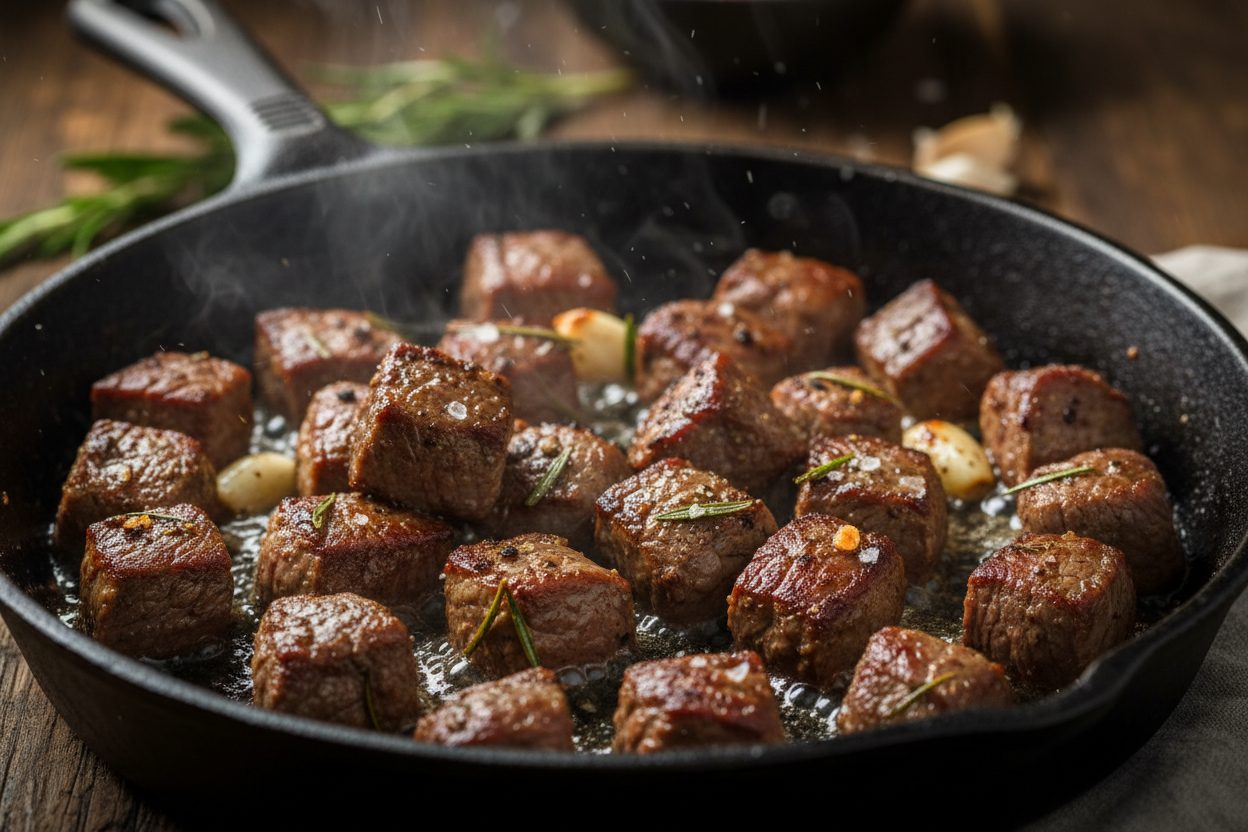 Teriyaki Steak Bites preparation step 1