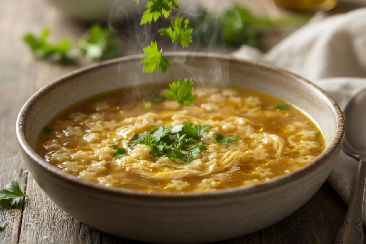 The Ultimate Soothing Pastina Soup (Nonna's Cold Remedy) 3 The Best Easy Italian Penicillin Soup with Egg and Pastina preparation step 2