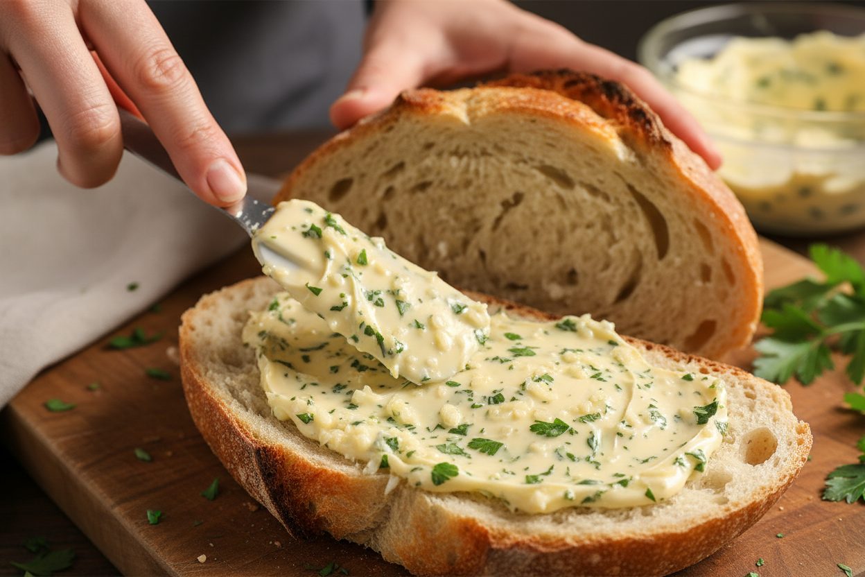 How to Make the Best Garlic Bread at Home 2 The Best Garlic Bread preparation step 1