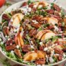 Simple & Crisp Apple Arugula Salad with Maple Pecans