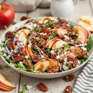 Crisp Fall Harvest Rocket and Apple Salad with Beef Bits 4 Crisp Fall Harvest Rocket and Apple Salad with Beef Bits