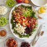 Autumn Apple Cranberry Pecan Salad with Beef and Feta