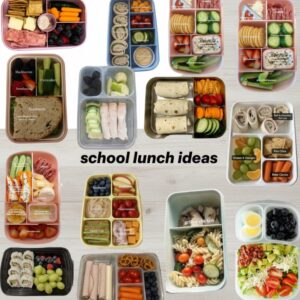 15 Healthy and Fun Packed Meals for Students 4 assorted school lunches featured 1788927861267