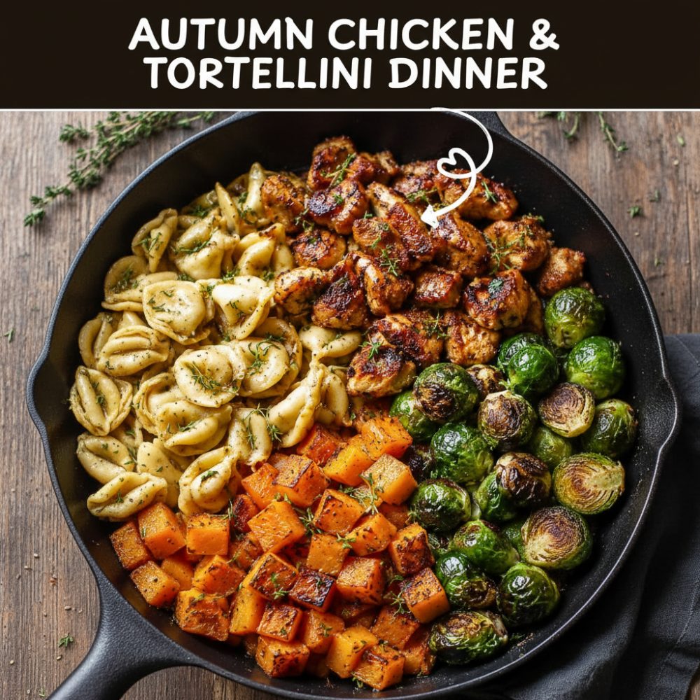 Easy Autumn Chicken Tortellini with Butternut Squash