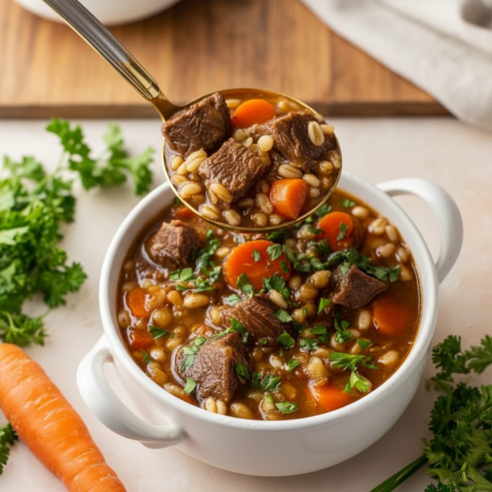 Best Beef Barley Soup Recipe (Stovetop & Crockpot) 1 beef barley soup featured 1776954344919