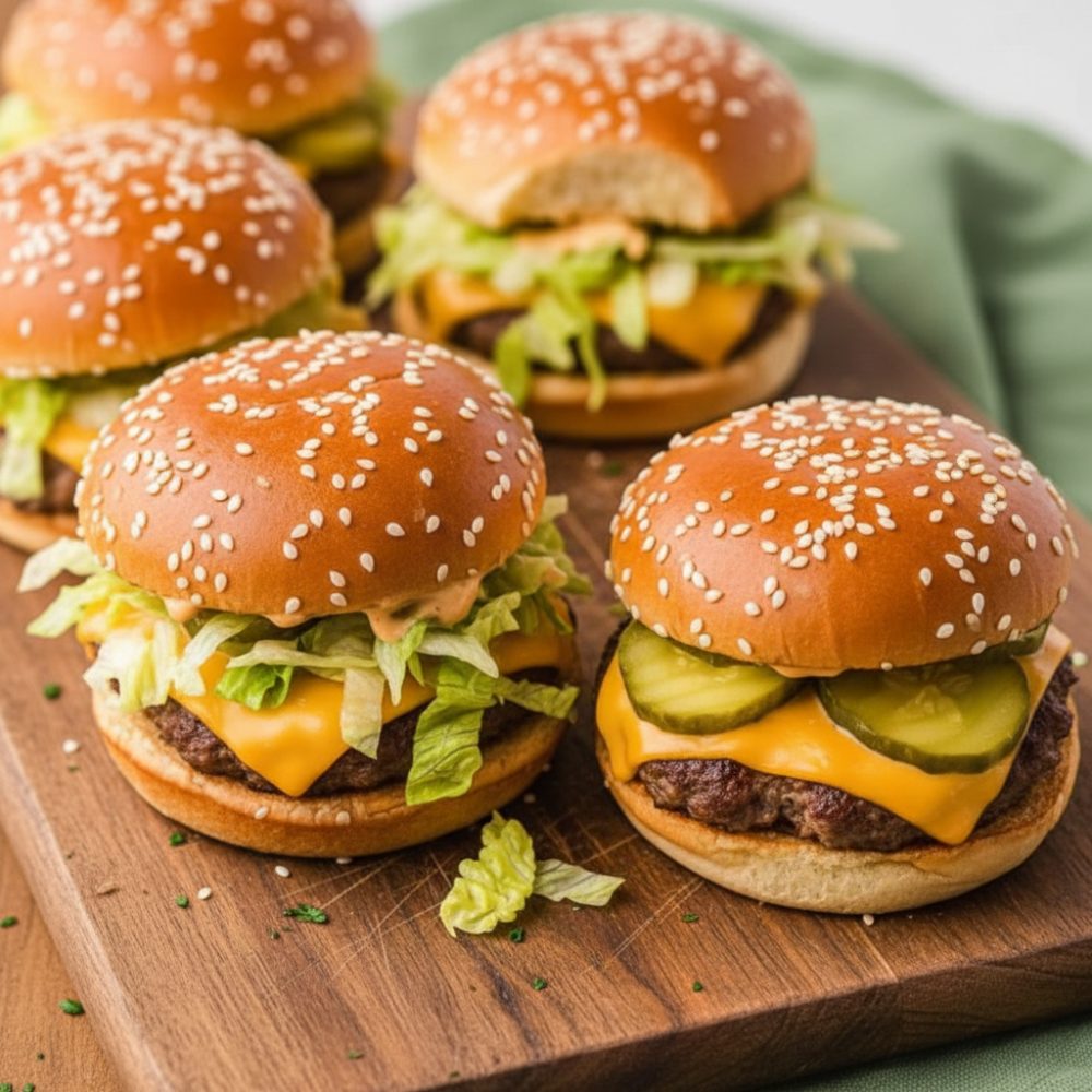 Easy Copycat Burger Sliders for Game Day 1 big mac sliders featured 1790213056745