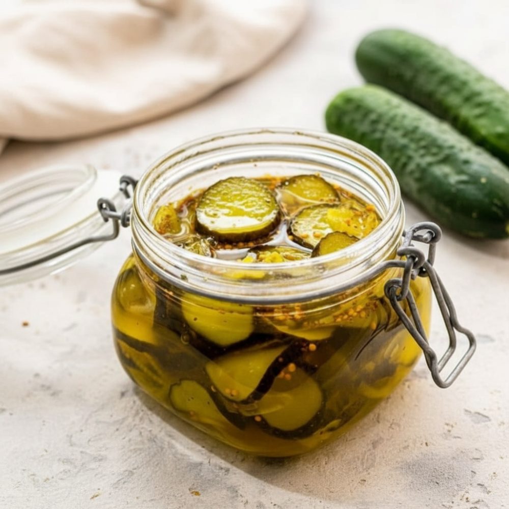 Homemade Bread and Butter Pickles: Easy Sweet Recipe 1 bread and butter pickles featured 1788150232896