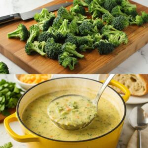 Healthy High-Protein Broccoli Cheese Soup Recipe 4 broccoli cheddar soup featured 1786839864639