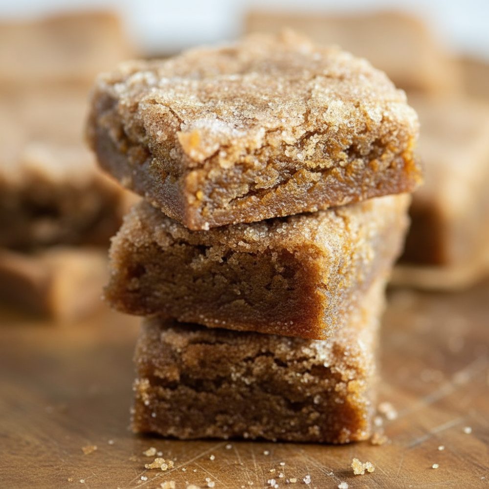cinnamon sugar blondies featured 1788551738292